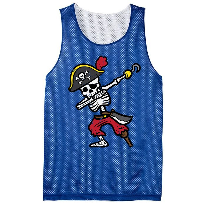 Halloween Skeleton Pirate Dab Costume Cute Gift Mesh Reversible Basketball Jersey Tank