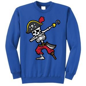 Halloween Skeleton Pirate Dab Costume Cute Gift Tall Sweatshirt