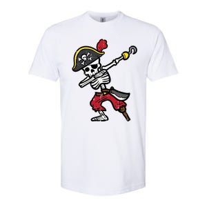 Halloween Skeleton Pirate Dab Costume Cute Gift Softstyle CVC T-Shirt