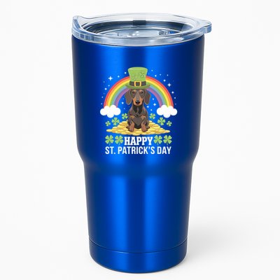 Happy St PatrickS Doxie On Dachshund Dog St Patricks Day Cool Gift Tumbler