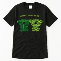 Happy St Patrick's Day Irish Kilt Shamrock Pattern Tall T-Shirt