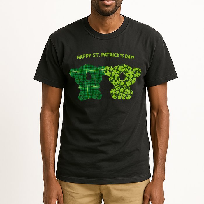 Happy St Patrick's Day Irish Kilt Shamrock Pattern Tall T-Shirt