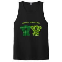 Happy St Patrick's Day Irish Kilt Shamrock Pattern PosiCharge Competitor Tank