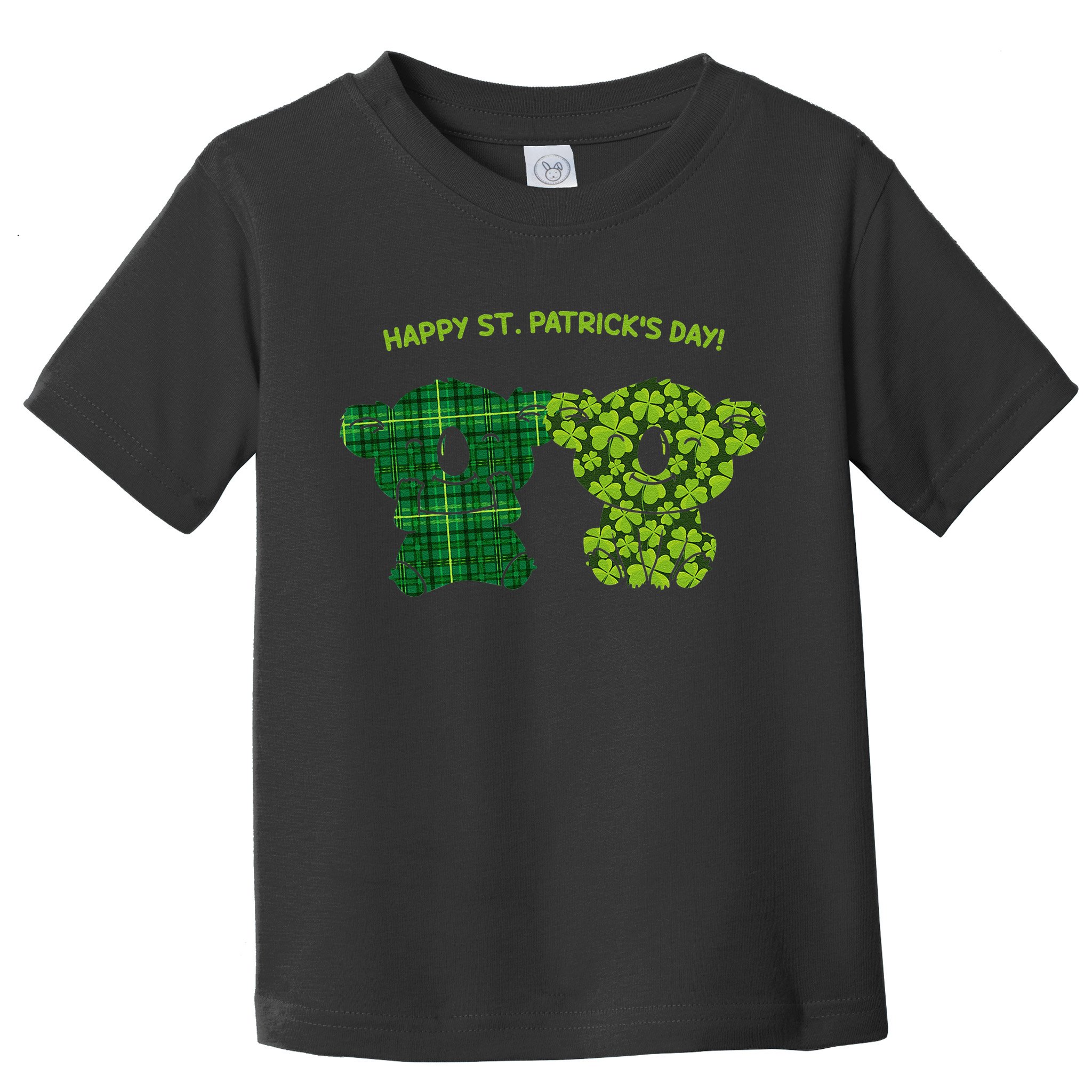 Happy St Patrick's Day Irish Kilt Shamrock Pattern Toddler T-Shirt