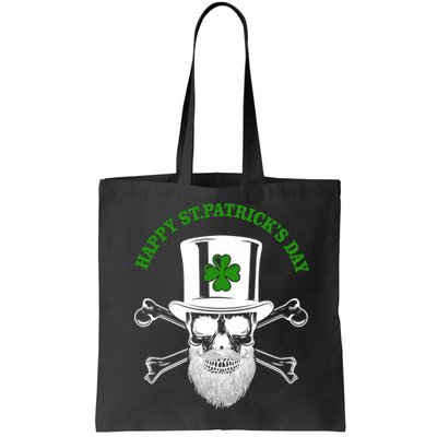 Happy St Patrick's Day Skull Holiday Bag