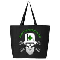 Happy St Patrick's Day Skull Holiday 25L Jumbo Tote