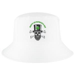 Happy St Patrick's Day Skull Holiday Cool Comfort Performance Bucket Hat