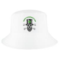 Happy St Patrick's Day Skull Holiday Cool Comfort Performance Bucket Hat