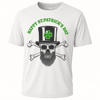 Happy St Patrick's Day Skull Holiday Performance Shirt