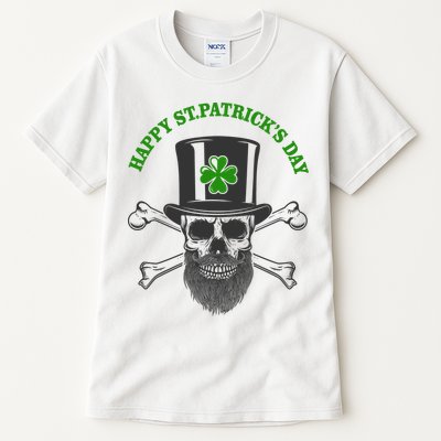 Happy St Patrick's Day Skull Holiday Tall T-Shirt