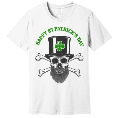 Happy St Patrick's Day Skull Holiday Premium T-Shirt