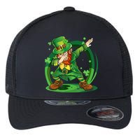 Happy St Patricks Day Dabbing Leprechaun Flexfit Unipanel Trucker Cap
