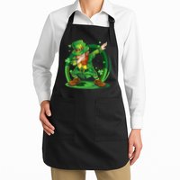Happy St Patricks Day Dabbing Leprechaun Apron
