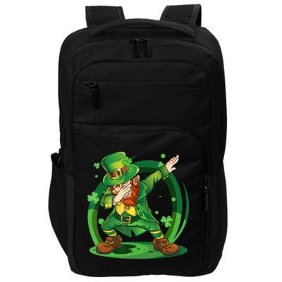 Happy St Patricks Day Dabbing Leprechaun Impact Tech Backpack