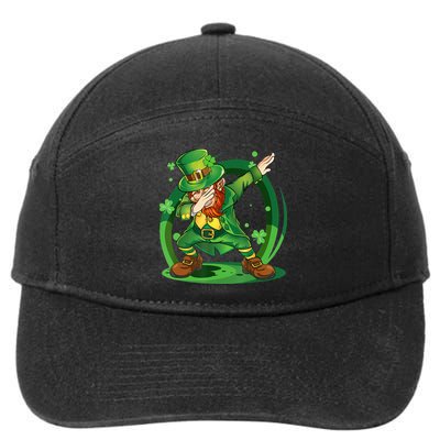 Happy St Patricks Day Dabbing Leprechaun 7-Panel Snapback Hat