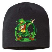 Happy St Patricks Day Dabbing Leprechaun Sustainable Beanie