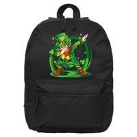 Happy St Patricks Day Dabbing Leprechaun 16 in Basic Backpack