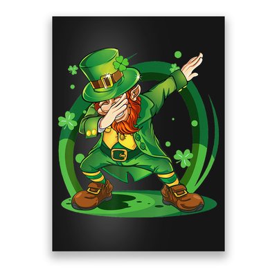 Happy St Patricks Day Dabbing Leprechaun Poster