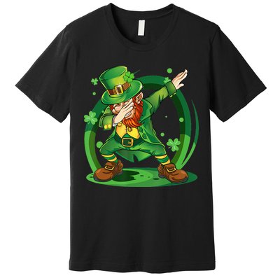 Happy St Patricks Day Dabbing Leprechaun Premium T-Shirt