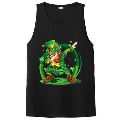 Happy St Patricks Day Dabbing Leprechaun PosiCharge Competitor Tank