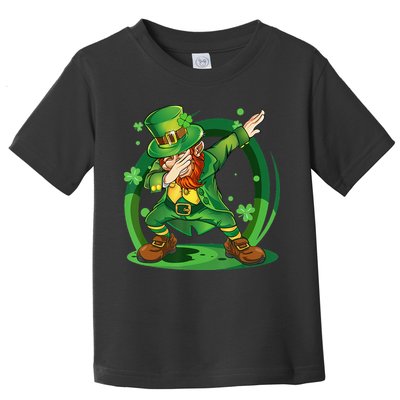 Happy St Patricks Day Dabbing Leprechaun Toddler T-Shirt