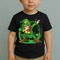 Happy St Patricks Day Dabbing Leprechaun Toddler T-Shirt