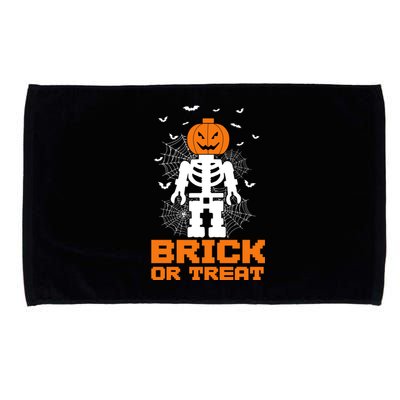 Halloween Skeleton Pumpkin Master Builder Block Building Gifts Microfiber Hand Towel