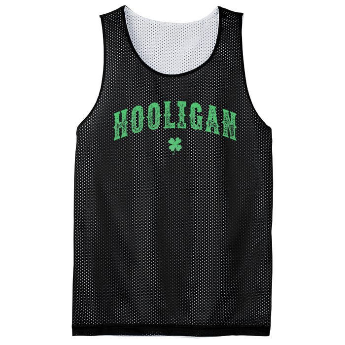 Hooligan St Patricks Day Irish Vintage Ireland Mesh Reversible Basketball Jersey Tank