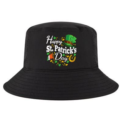 Happy St. Patricks Day Shamrock Irish Saint Patricks Day Cool Comfort Performance Bucket Hat