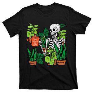 Halloween Skeleton Plants Alive Cute Costume T-Shirt