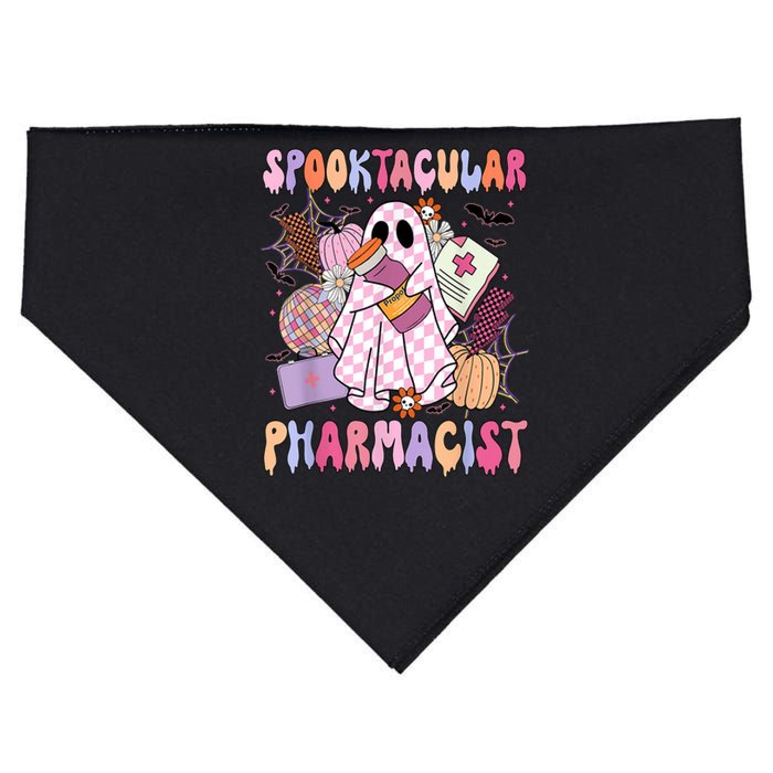 Halloween Spooktacular Pharmacist Spooky Pharmacy Week Gift USA-Made Doggie Bandana