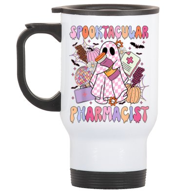 Halloween Spooktacular Pharmacist Spooky Pharmacy Week Gift Stainless Steel Travel Mug