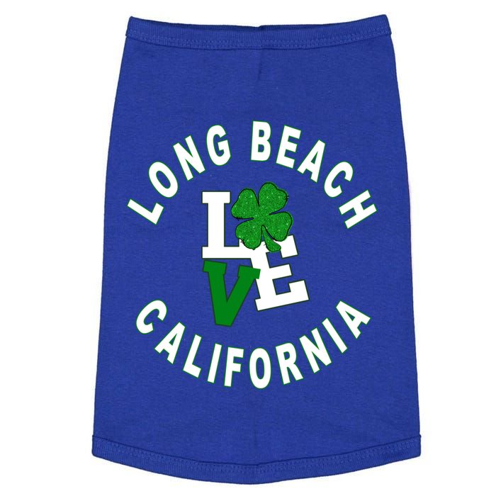 Happy St Patricks Day Long Beach California Gift Doggie Tank