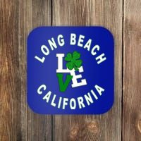 Happy St Patricks Day Long Beach California Gift Coaster