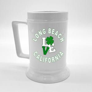 Happy St Patricks Day Long Beach California Gift Beer Stein