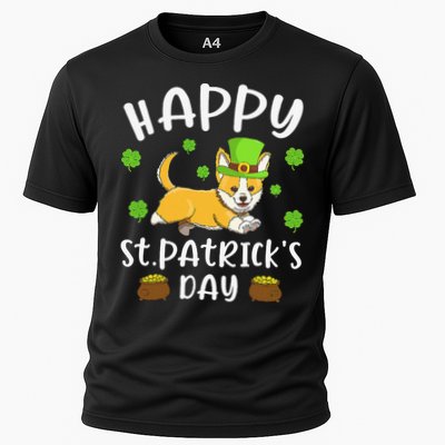 Happy St. Patrick's Day Funy Saint Patricks Corgi Dog Performance Shirt