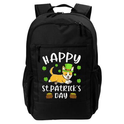 Happy St. Patrick's Day Funy Saint Patricks Corgi Dog Backpack