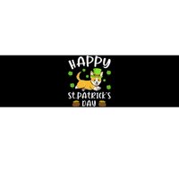 Happy St. Patrick's Day Funy Saint Patricks Corgi Dog Bumper Sticker