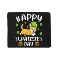 Happy St. Patrick's Day Funy Saint Patricks Corgi Dog Mousepad