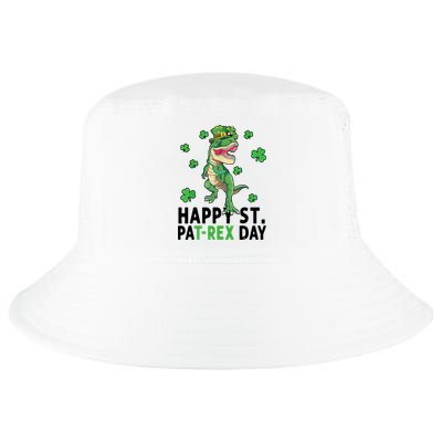 Happy St Patrick's Day T Rex Cool Comfort Performance Bucket Hat
