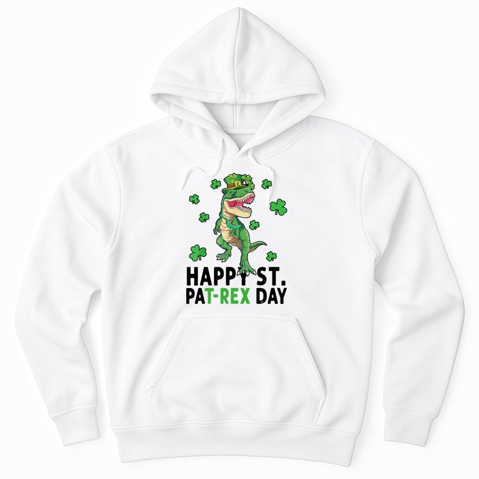 Happy St Patrick's Day T Rex Hoodie