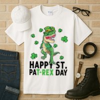 Happy St Patrick's Day T Rex Tall T-Shirt