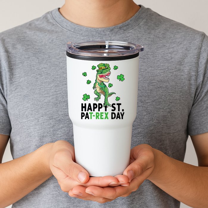 Happy St Patrick's Day T Rex Tumbler