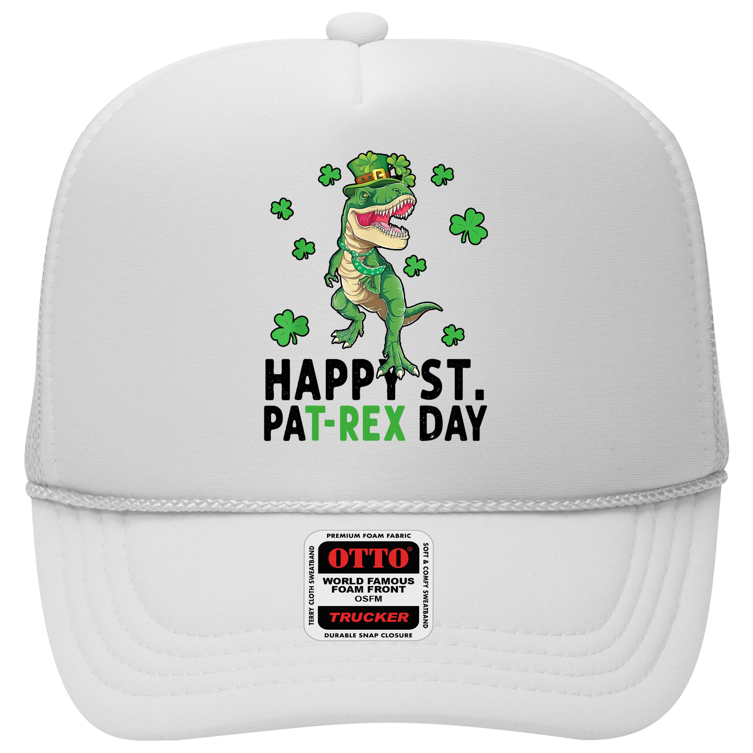 Happy St Patrick's Day T Rex Hat