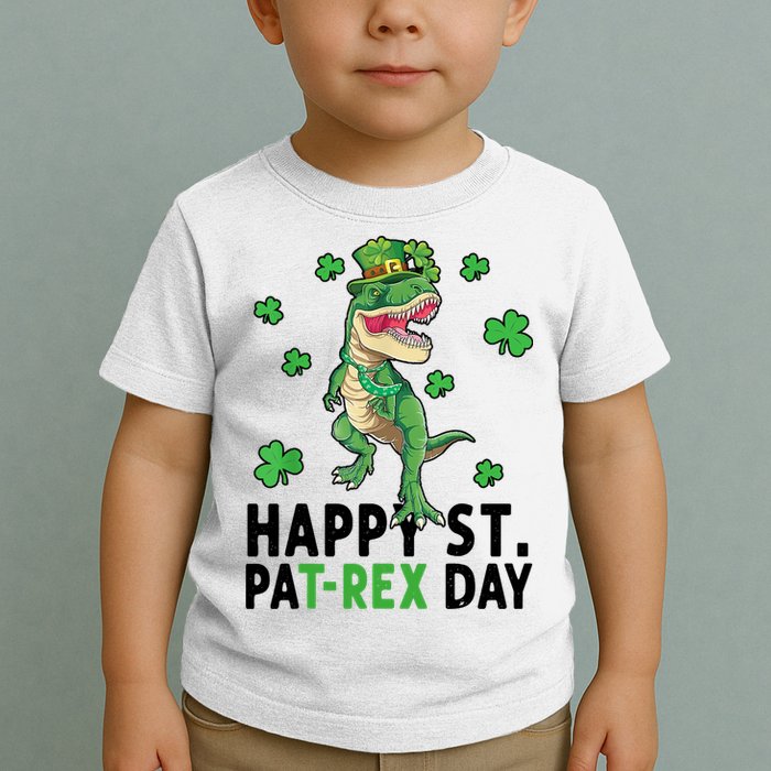 Happy St Patrick's Day T Rex Toddler T-Shirt