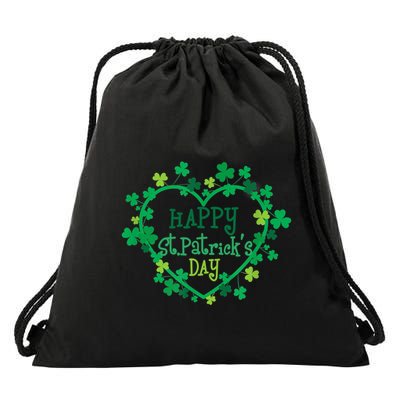 Happy St Patrick's Day Funny Saint Patrick Irish Cute Gift Drawstring Bag