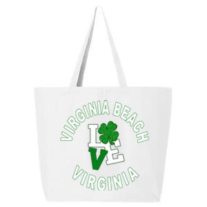 Happy St Patricks Day Virginia Beach Virginia Meaningful Gift 25L Jumbo Tote