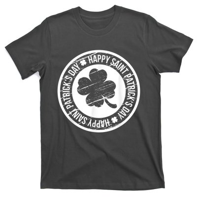 Happy St Patricks Day Irish Holiday Shamrock T-Shirt