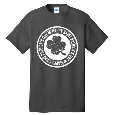 Happy St Patricks Day Irish Holiday Shamrock Tall T-Shirt