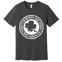 Happy St Patricks Day Irish Holiday Shamrock Premium T-Shirt